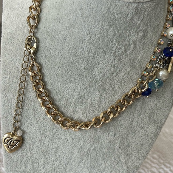 RARE Betsey Johnson Celestial Gold Necklace - Picture 6 of 9